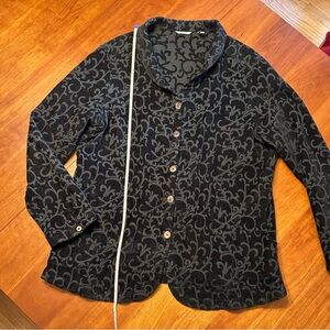 Kleen black velvet XL jacket